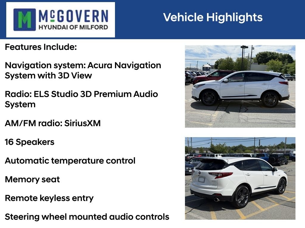 Used 2024 Acura RDX A-Spec Package SUV