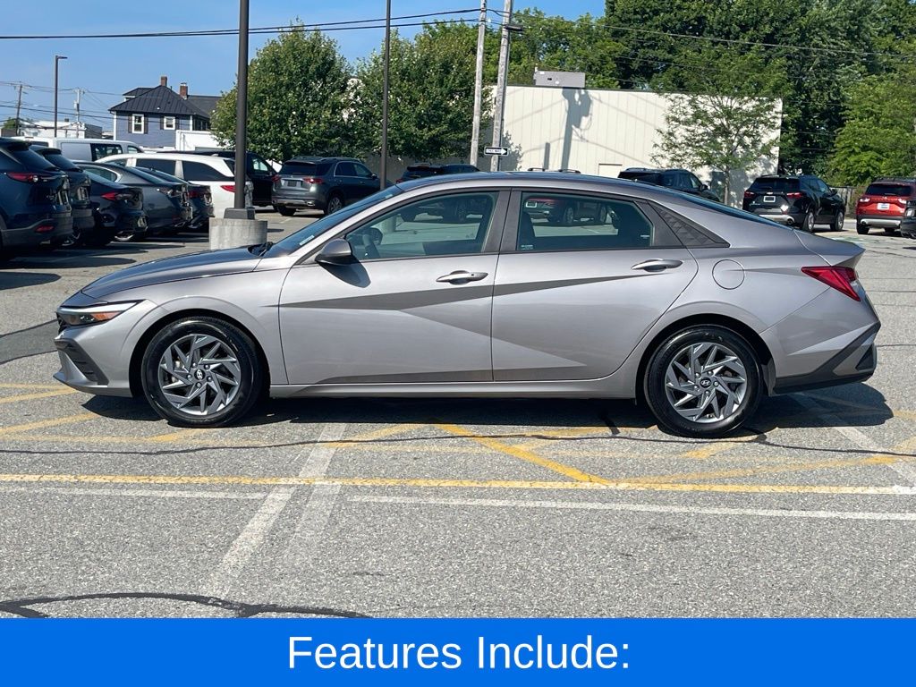 Certified 2024 Hyundai Elantra Blue with VIN KMHLM4DJ2RU094198 for sale in Milford, MA