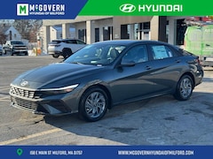 2026 Hyundai Elantra Hybrid Blue Sedan