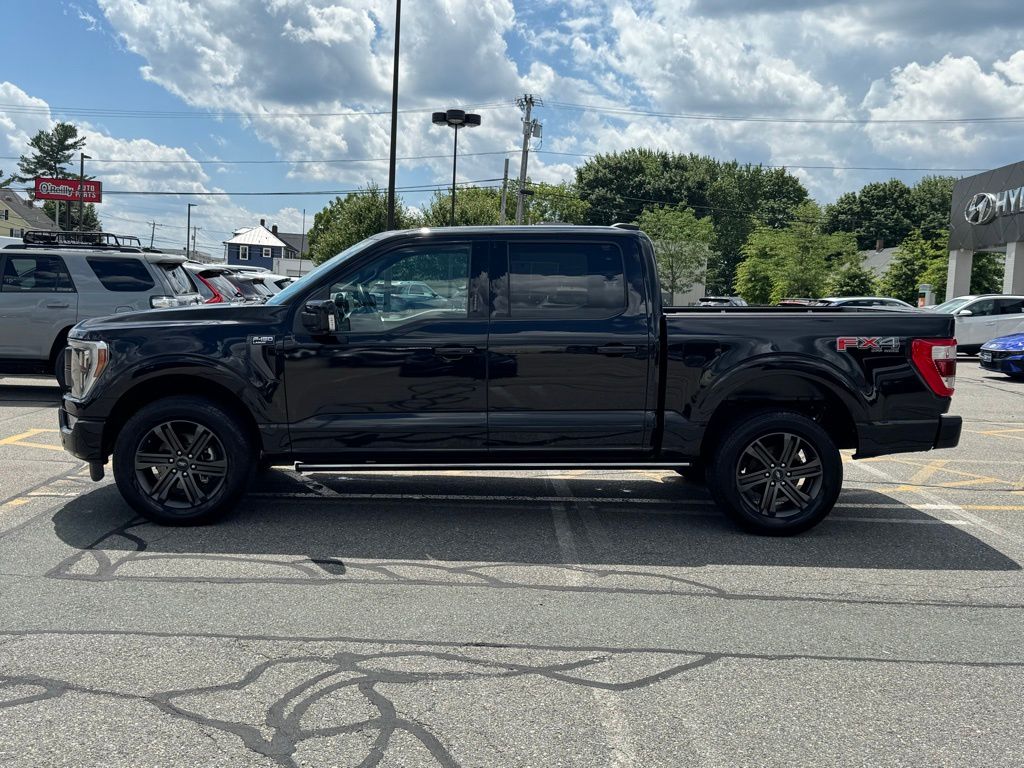 Certified 2022 Ford F-150 Lariat with VIN 1FTFW1E57NFA33522 for sale in Milford, MA