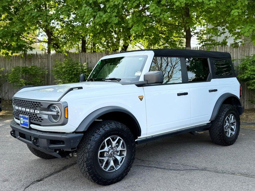 Used 2024 Ford Bronco 4-Door Badlands with VIN 1FMEE9BP8RLA57236 for sale in Milford, MA