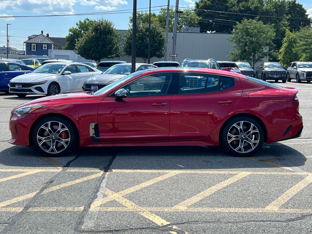 Used 2018 Kia Stinger GT2 with VIN KNAE55LC7J6015780 for sale in Newton, MA