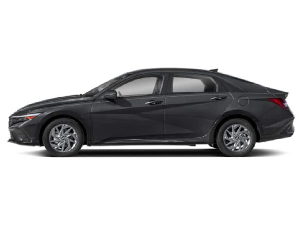 New 2026 Hyundai Elantra Hybrid Blue Sedan