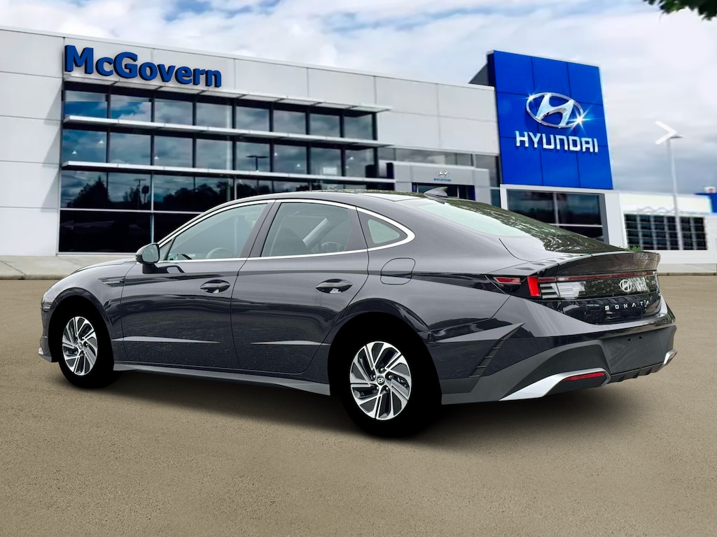 New 2026 Hyundai Sonata Hybrid Blue Sedan
