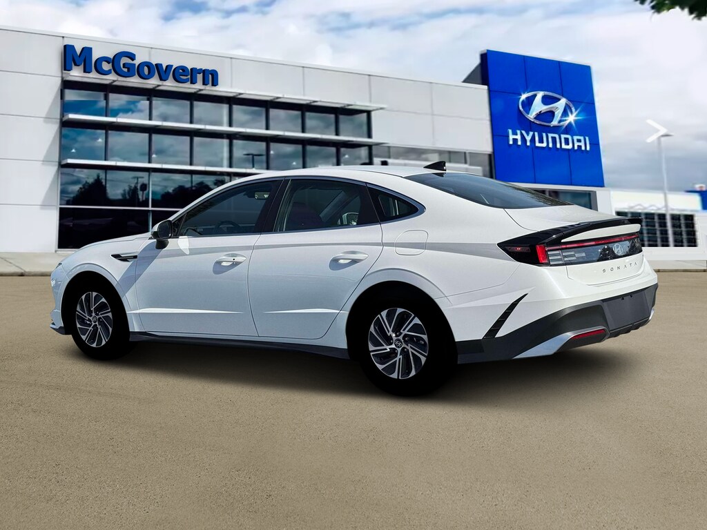 New 2026 Hyundai Sonata Hybrid Blue Sedan
