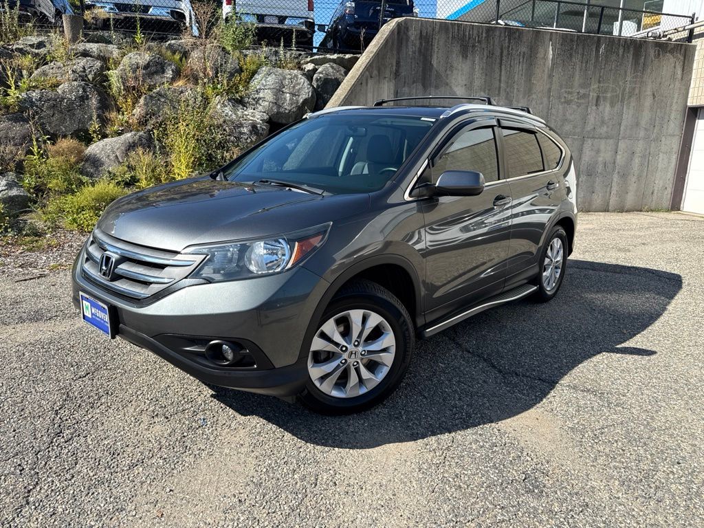 Used 2013 Honda CR-V EX-L with VIN 2HKRM4H73DH666587 for sale in Arlington, MA
