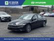 New 2025 Hyundai Elantra Hybrid Blue Sedan