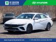 New 2026 Hyundai Elantra Hybrid Blue Sedan