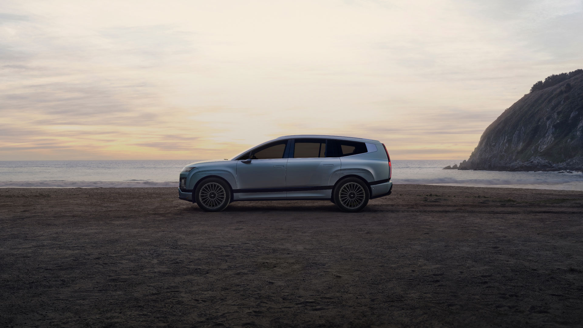 2026 Hyundai IONIQ 9 at the beach