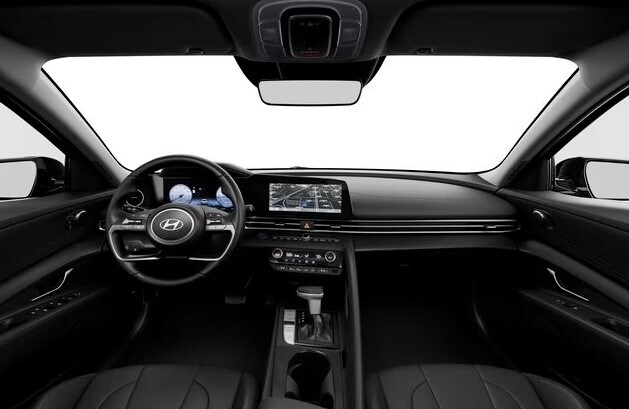 Hyundai Elantra Hybrid interior and technology