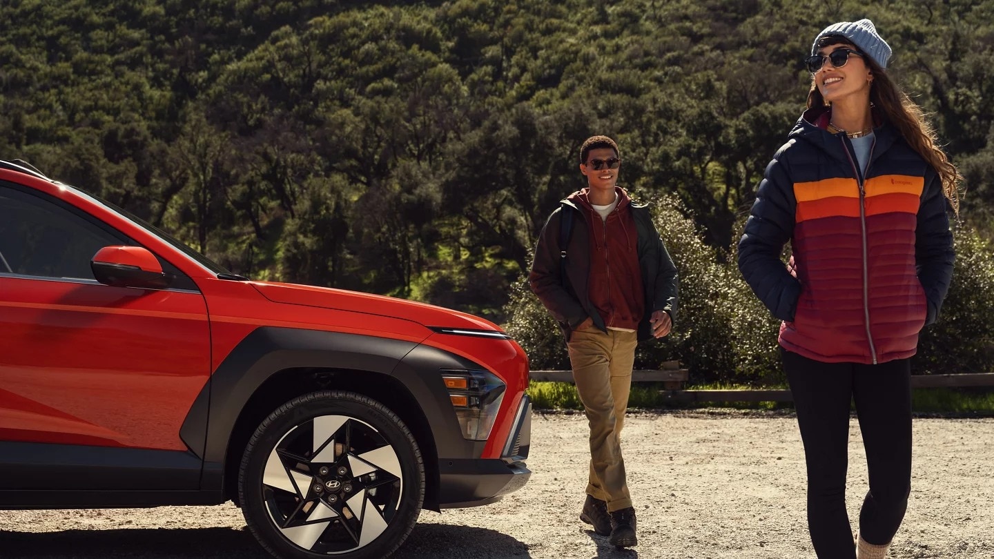 Couple with the 2026 Hyundai Kona