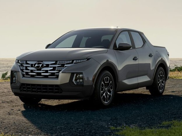  Hyundai Santa Cruz parked by the water