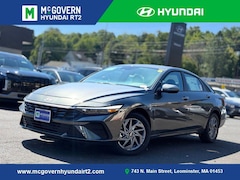 2026 Hyundai Elantra Hybrid Blue Sedan