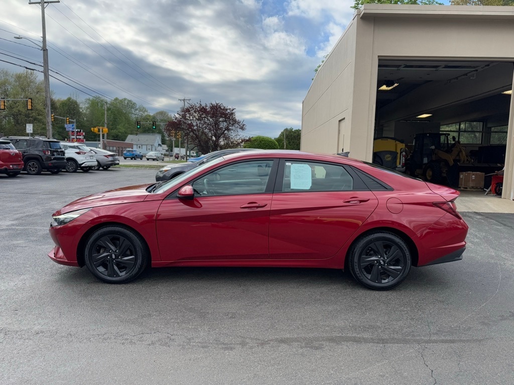 Certified 2021 Hyundai Elantra SEL with VIN KMHLS4AG8MU089790 for sale in Leominster, MA