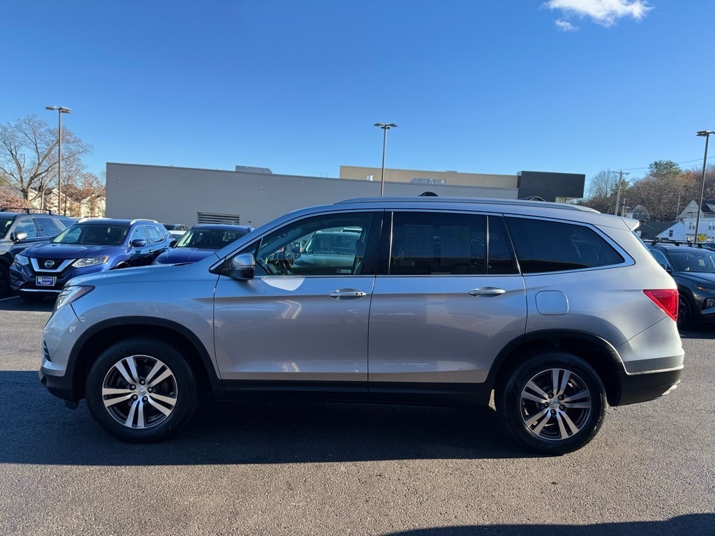 Certified 2017 Honda Pilot EX-L with VIN 5FNYF6H59HB103631 for sale in Leominster, MA