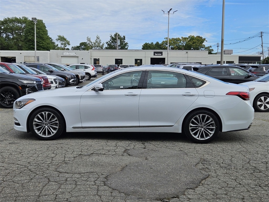Used 2017 GENESIS G80 Base with VIN KMHGN4JEXHU172621 for sale in Wilmington, MA