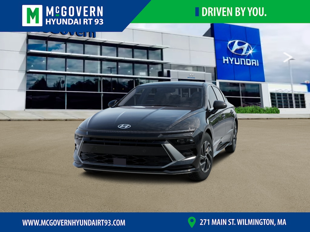 New 2026 Hyundai Sonata Hybrid Blue Sedan