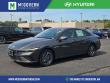 New 2025 Hyundai Elantra Hybrid Blue Sedan