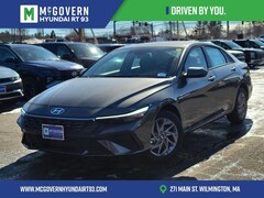 2026 Hyundai Elantra Hybrid Blue Sedan