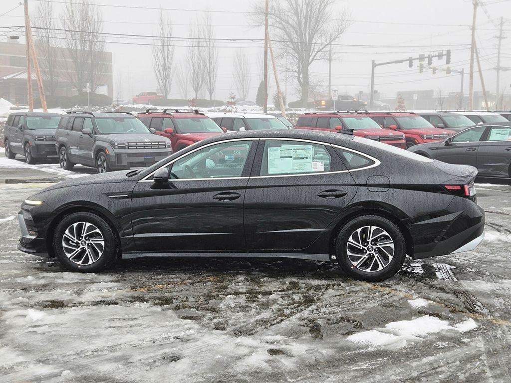 New 2026 Hyundai Sonata Hybrid Blue Sedan