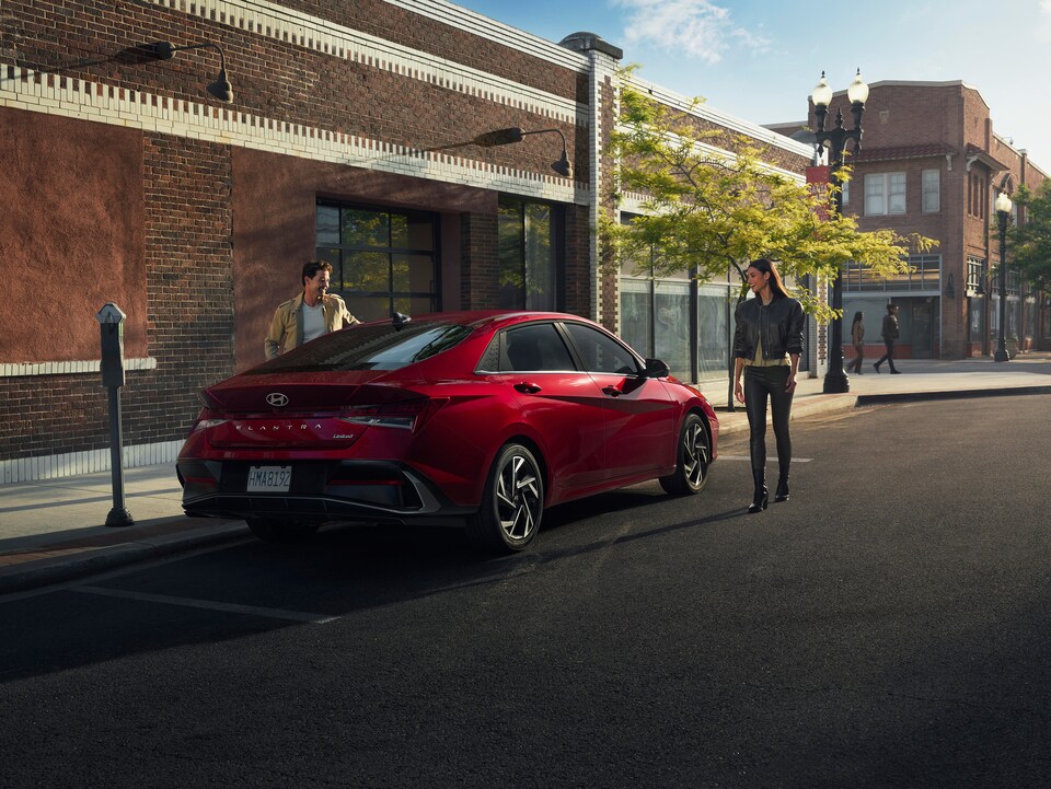  Couple with their 2026 Hyundai Elantra