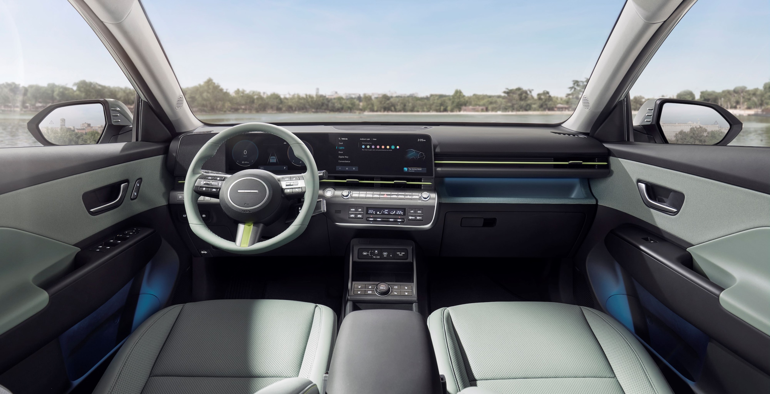 Hyundai Kona interior and technology