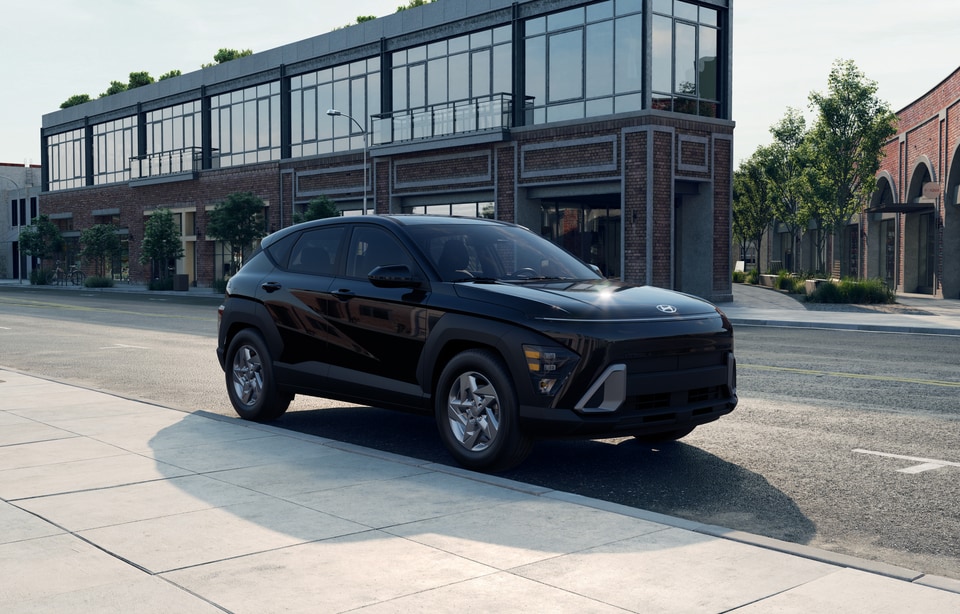 2026 Hyundai Kona in the city