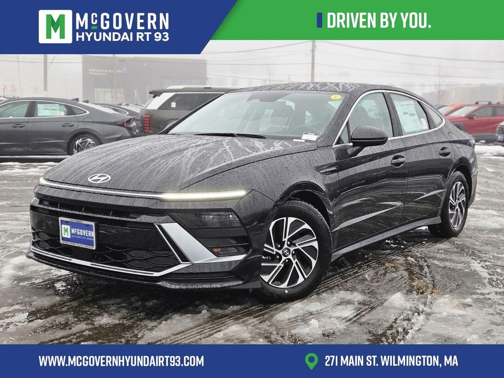 New 2026 Hyundai Sonata Hybrid Blue Sedan