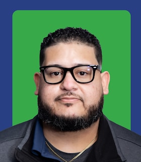 Staff member Luis Pimentel from 91825107d4c8