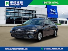 2026 Hyundai Elantra Hybrid Blue Sedan