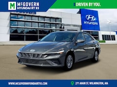2026 Hyundai Elantra Hybrid Blue Sedan