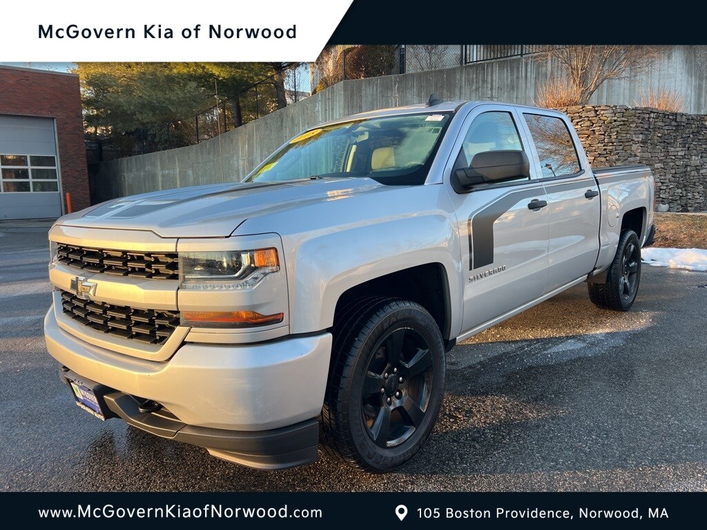 Used 2018 Chevrolet Silverado 1500 Custom Truck Crew Cab