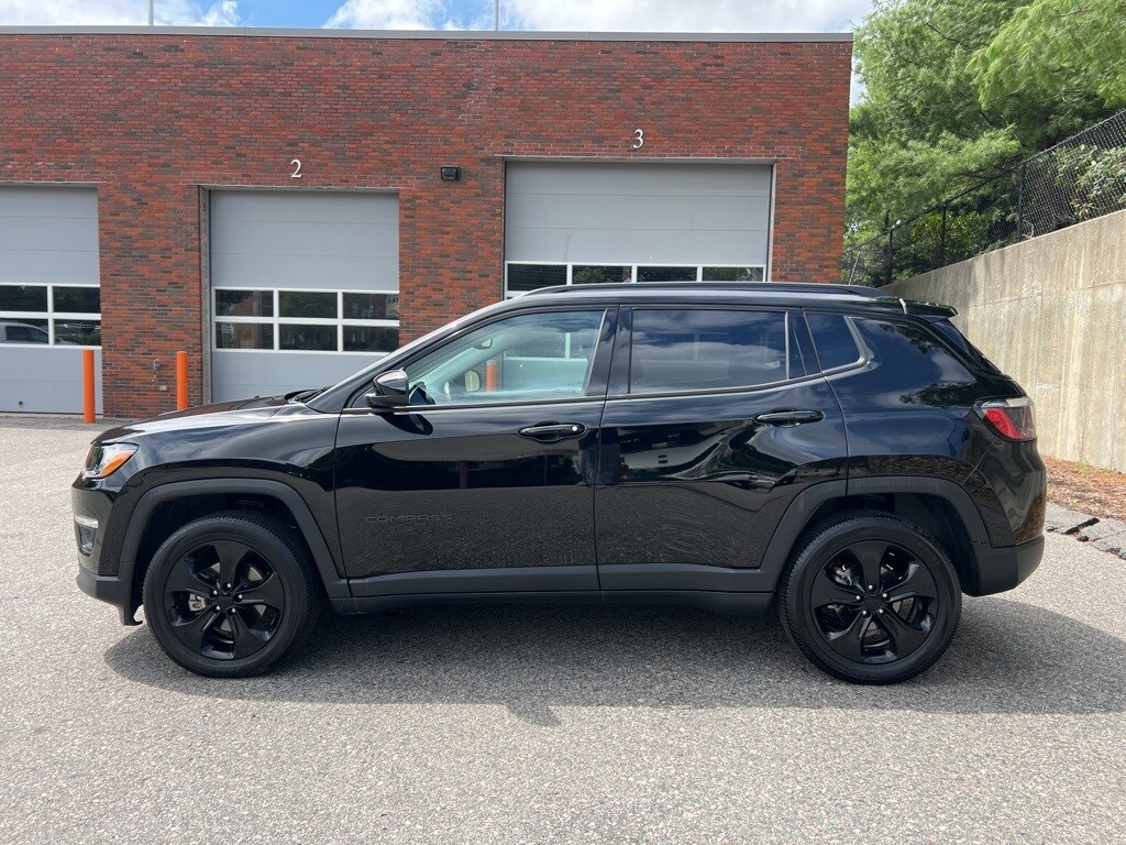 Used 2021 Jeep Compass Altitude with VIN 3C4NJDBB1MT573135 for sale in Shrewsbury, MA