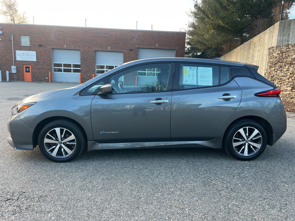Used 2019 Nissan Leaf S Plus with VIN 1N4BZ1CP8KC318808 for sale in Norwood, MA