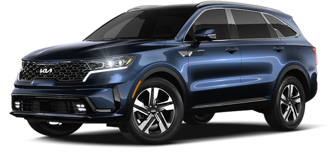 Blue Kia Sorento
