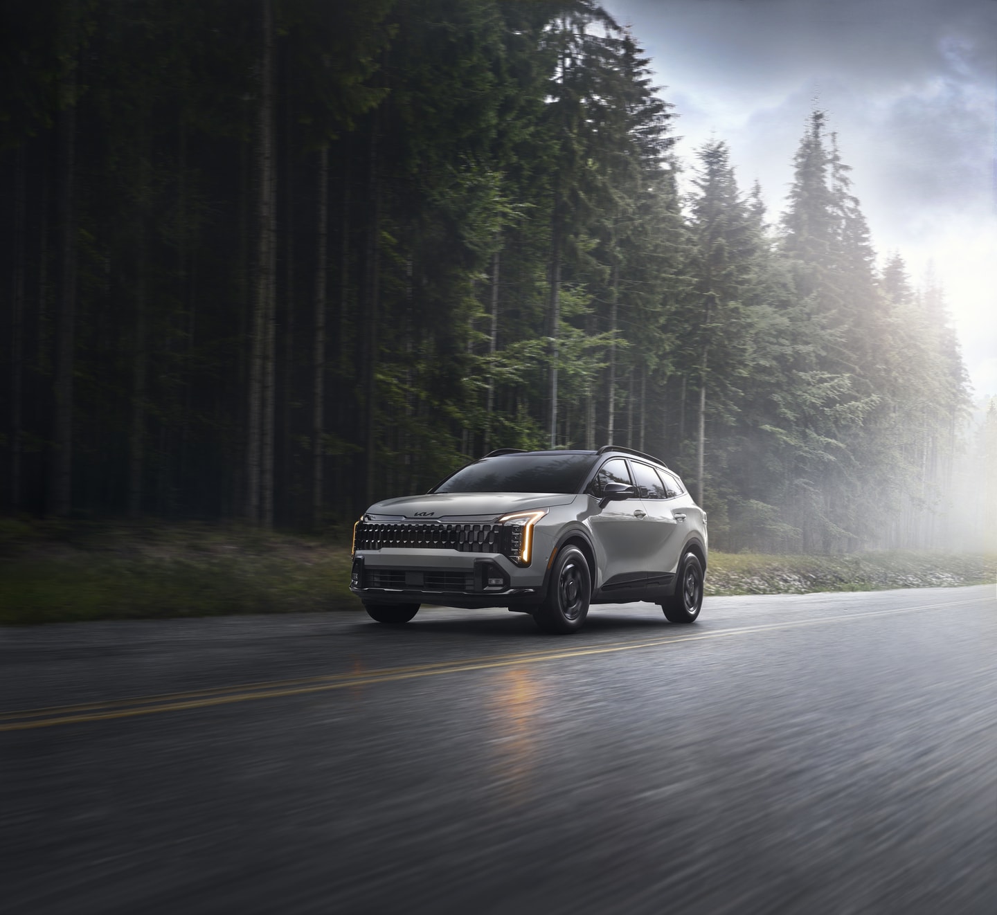 2026 Kia Sportage on the road