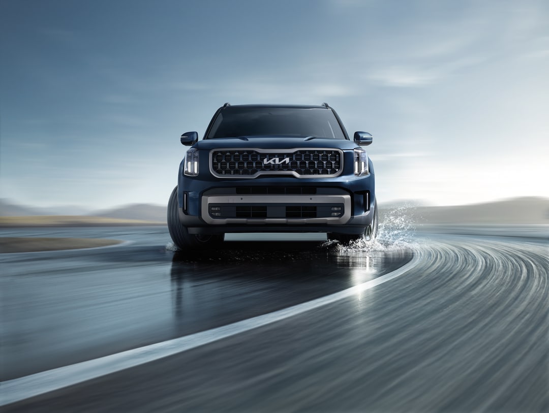 Kia Telluride on the highway
