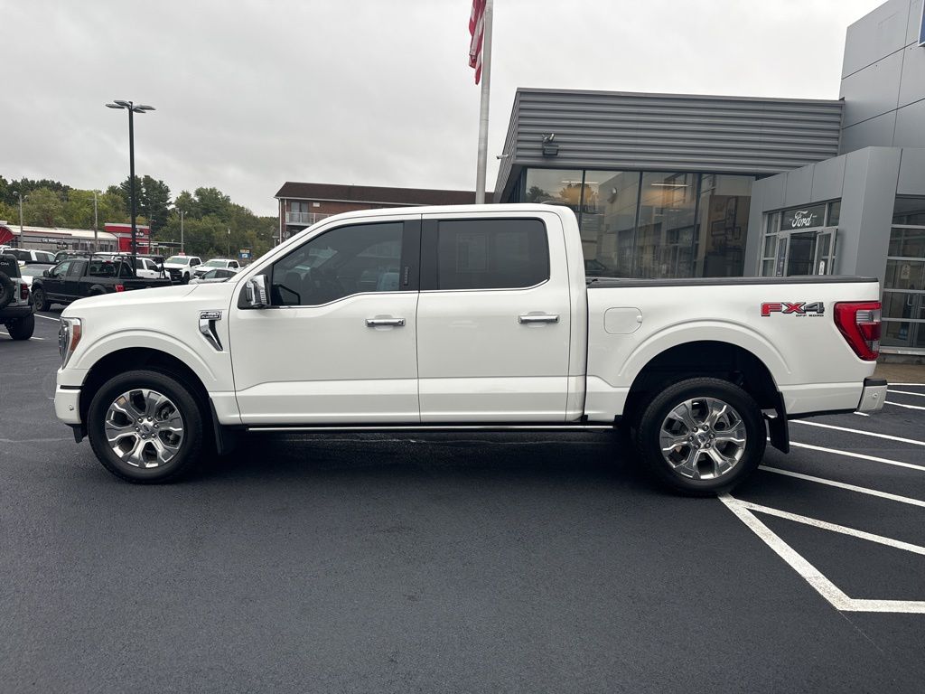 Used 2021 Ford F-150 Platinum with VIN 1FTFW1E5XMFB18014 for sale in Framingham, MA