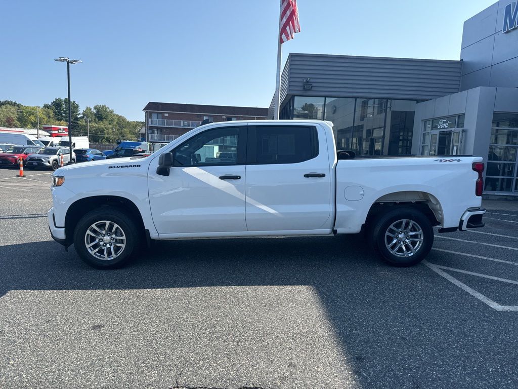 Used 2021 Chevrolet Silverado 1500 Custom with VIN 3GCPYBEK9MG468551 for sale in Framingham, MA