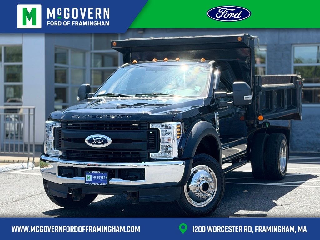 Used 2019 Ford F-550SD DRW 4x4 Dump Truck XL Truck Regular Cab