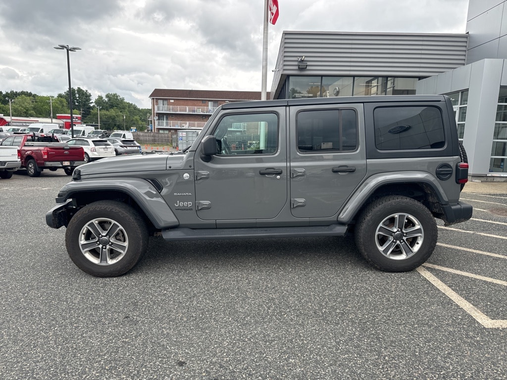 Used 2020 Jeep Wrangler Unlimited Sahara with VIN 1C4HJXEN7LW242816 for sale in Framingham, MA