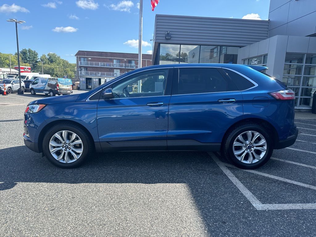 Used 2020 Ford Edge Titanium with VIN 2FMPK4K97LBA02578 for sale in Framingham, MA