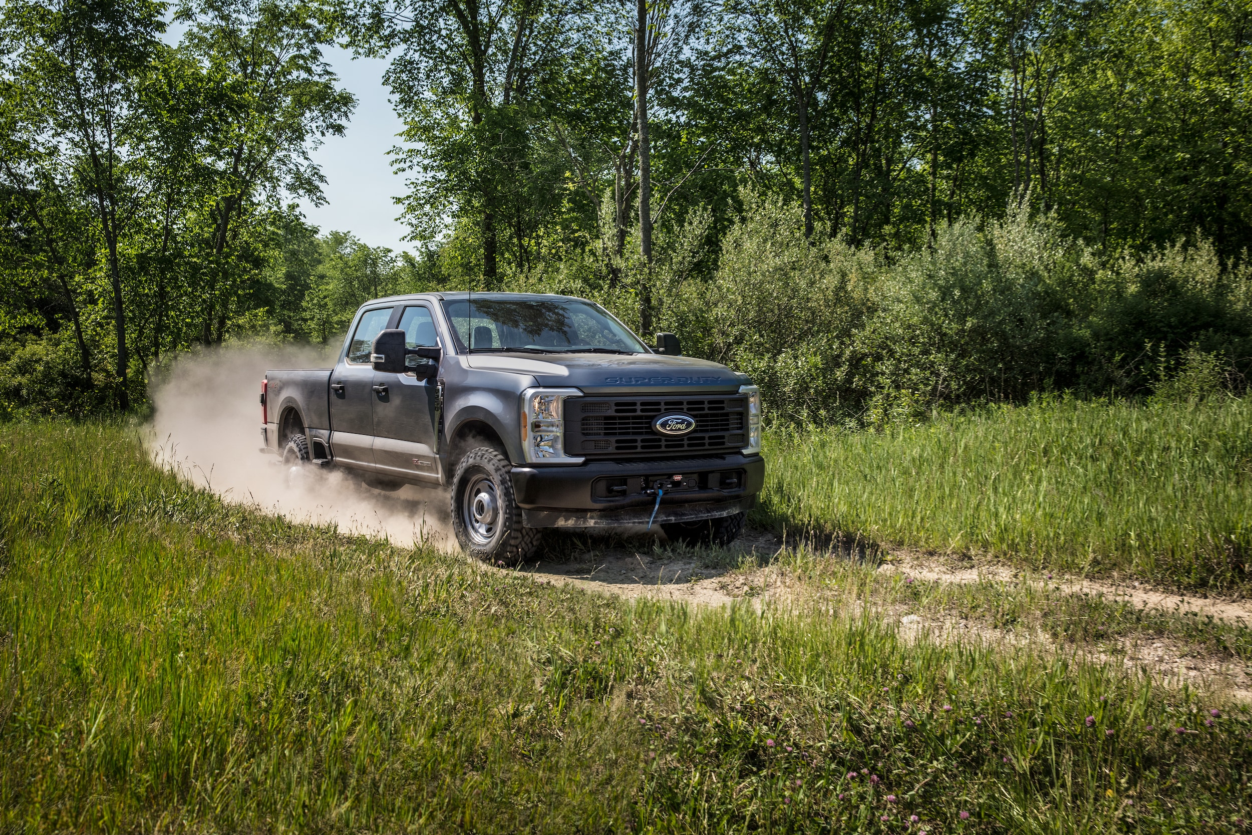 2026 Ford F-250 on dirt trail