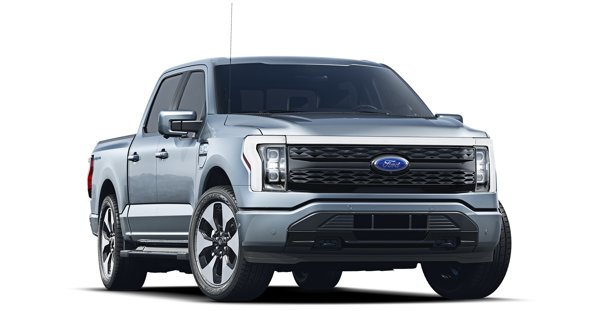 Blue Ford F-150 Lightning