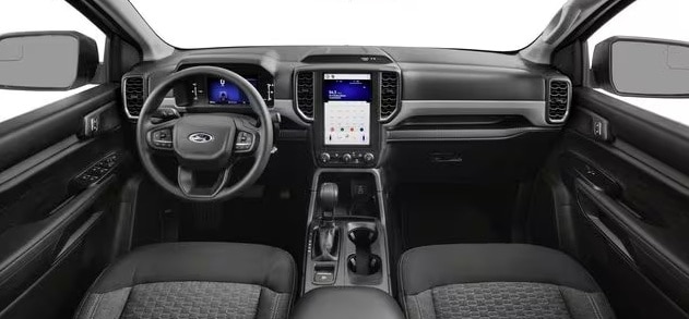 2025 Ford Ranger dashboard view