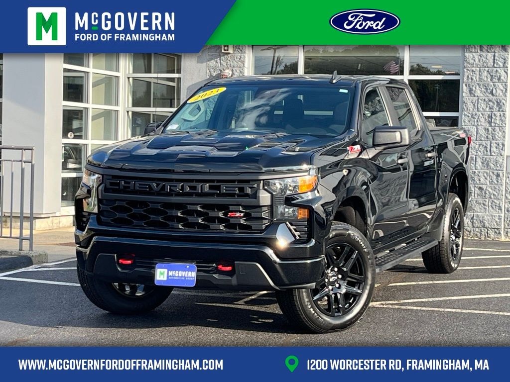 Used 2023 Chevrolet Silverado 1500 Custom Trail Boss Truck Crew Cab