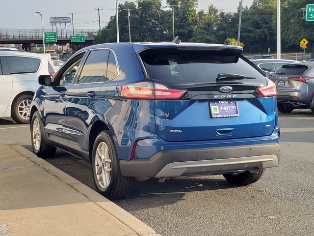 Used 2021 Ford Edge SEL with VIN 2FMPK4J9XMBA64804 for sale in Saugus, MA