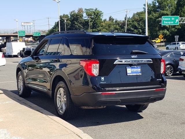 Certified 2022 Ford Explorer XLT with VIN 1FMSK8DH7NGA21102 for sale in Saugus, MA