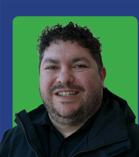 Staff member Christian Albano from f0568b382e89