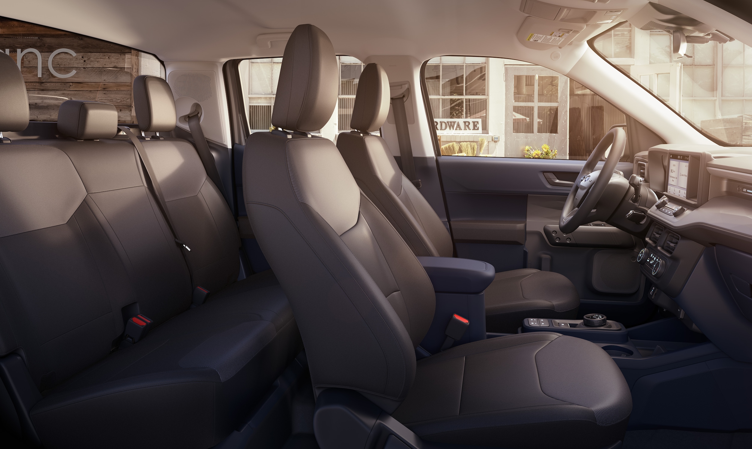 Ford Maverick interior and seating